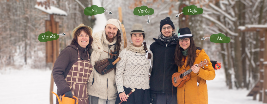 Průvodci lesní školky Machanky